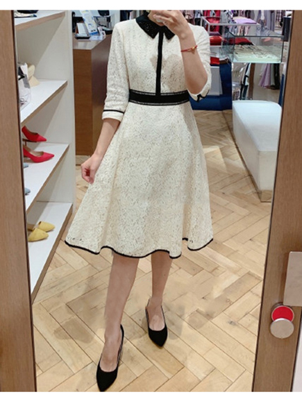 定番の中古商品 Apuweiser Luxe レースワンピース ひざ丈ワンピース Southcity Co Id