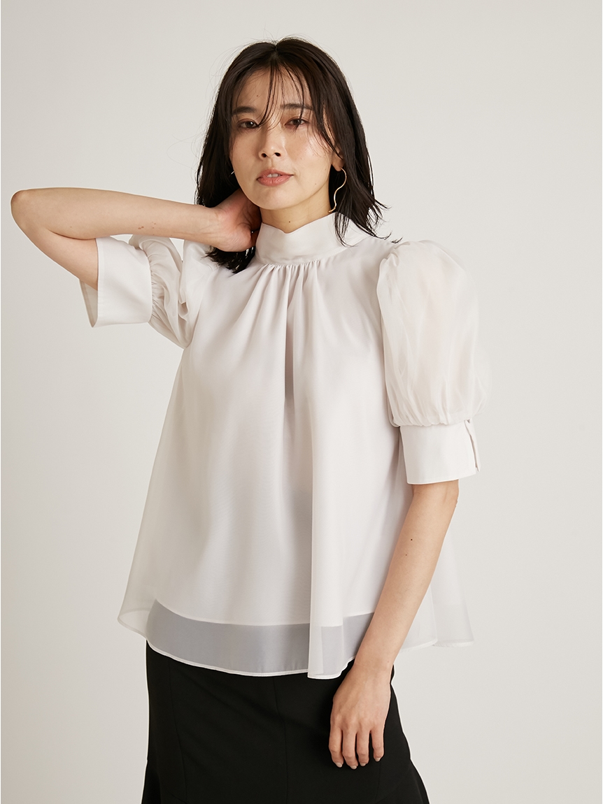 Fubail / Sustainableオーガンシースルーブラウス 入金確認後5-7営業日 Fubail / Sustainableオーガンシースルーブラウス 入金確認後5-7営業日