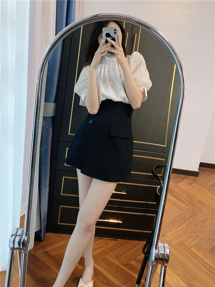 snidel ハイウエストキュロットショートパンツ Snidel ハイウエストキュロットショートパンツ - メルカリ