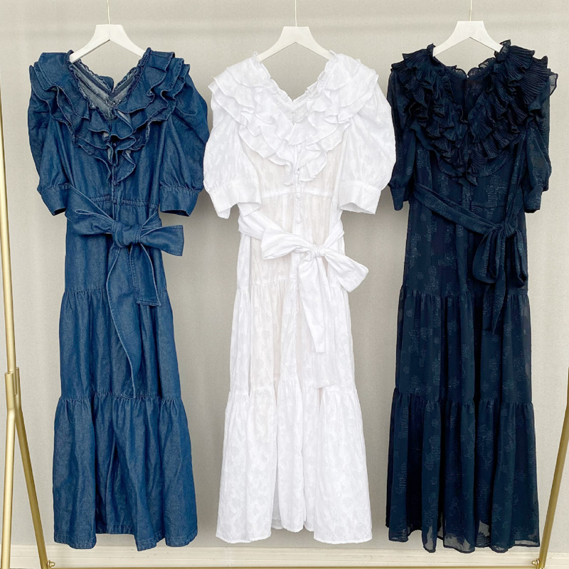 SNIDEL×新木優子×sweet コラボ　ワンピース　ネイビー SNIDEL and sweet Collaboration #40 SNIDEL × YUKO ARAKI