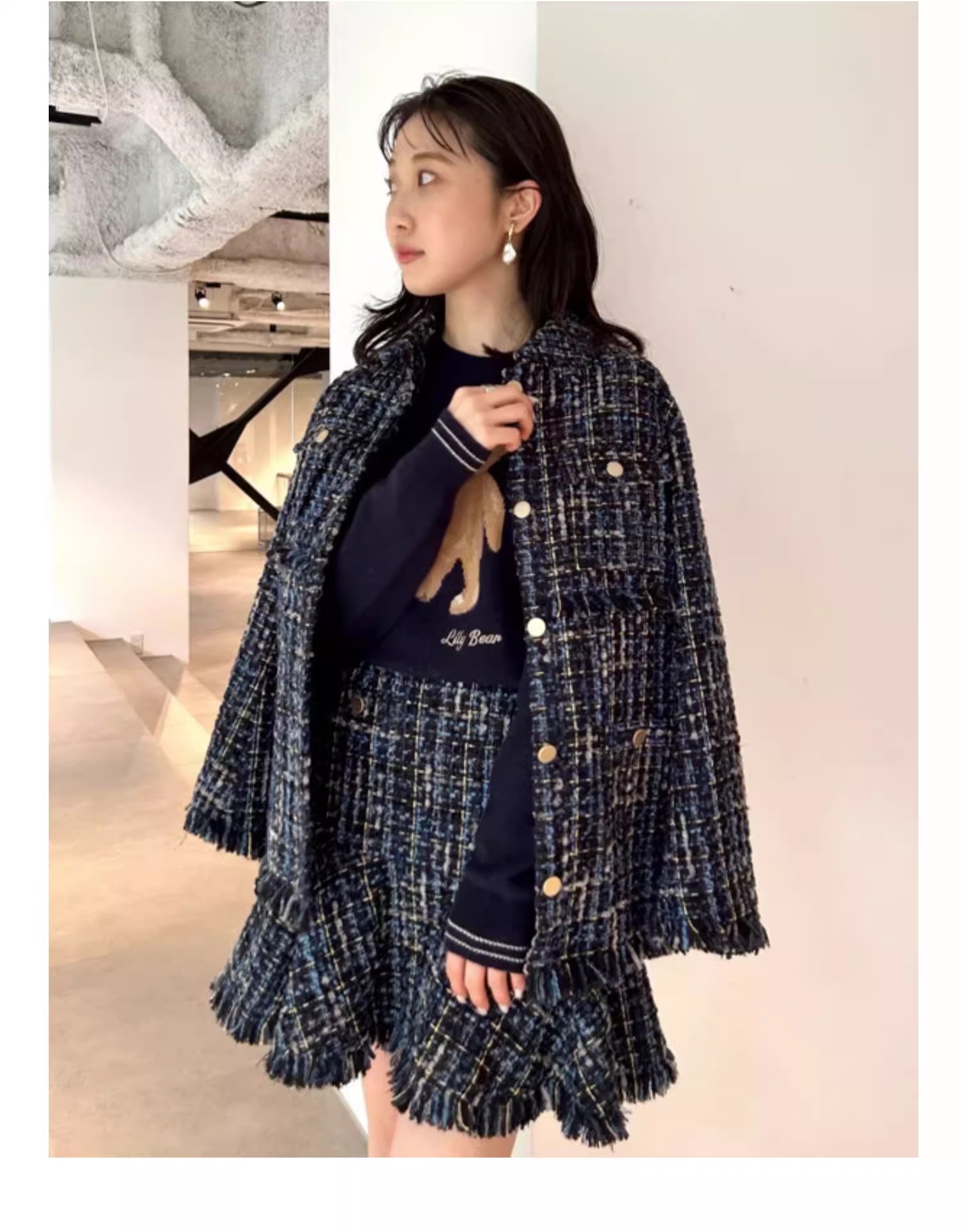 FOXEY シルクヴェール ツイード フリンジ セレモニー ジャケット すべての商品 – ページ – FOXEY 公式オンラインブティック
